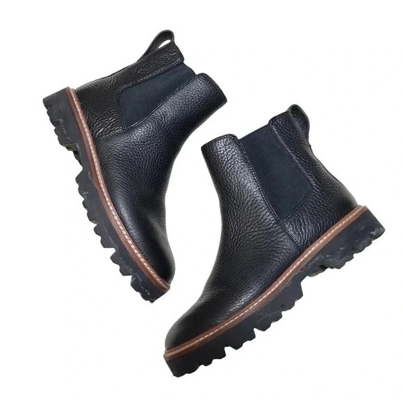 Madewell Shoes - MADEWELL The Citywalk Lugsole Chelsea Boot In Leather Black Size 6